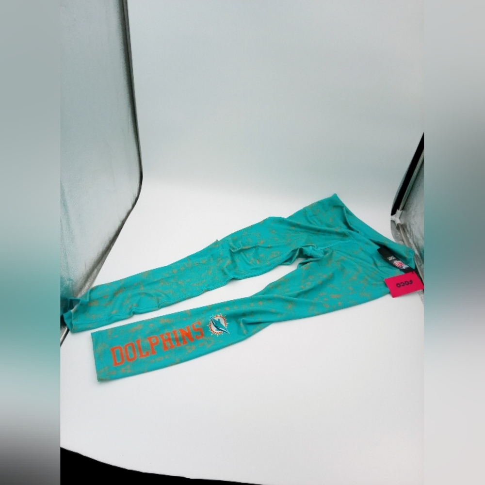 Miami dolphins Leggings Size Large NWT - Picture 2 of 7